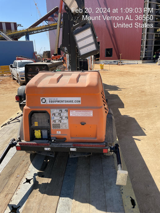 2023 Generac MLT2 Diesel, Flex Switch 120V Input, Powerzone Controller, 
(4) 320W LED Lights, 4kW Generator, 39.9 Gal Fuel Tank, 2" Ball, T3