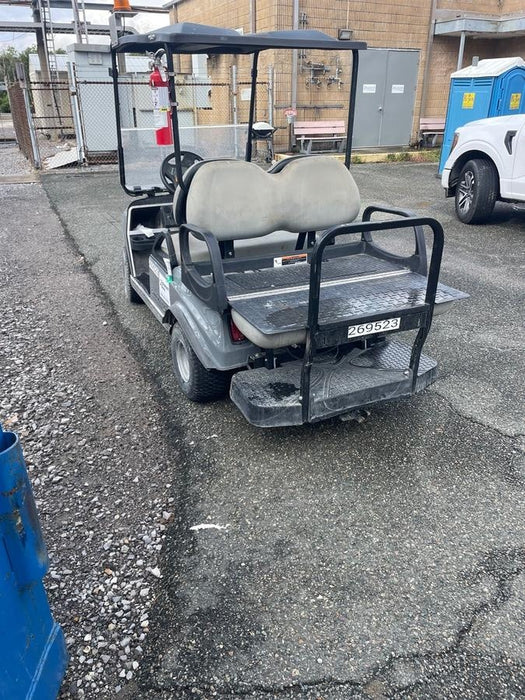 2022 Club Car CA100E Canopy, Fold down Windshield, Beacon, Back up Alarm, All-Trail Trials, HD 8 V Batteries, Trailer Hitch and Ball