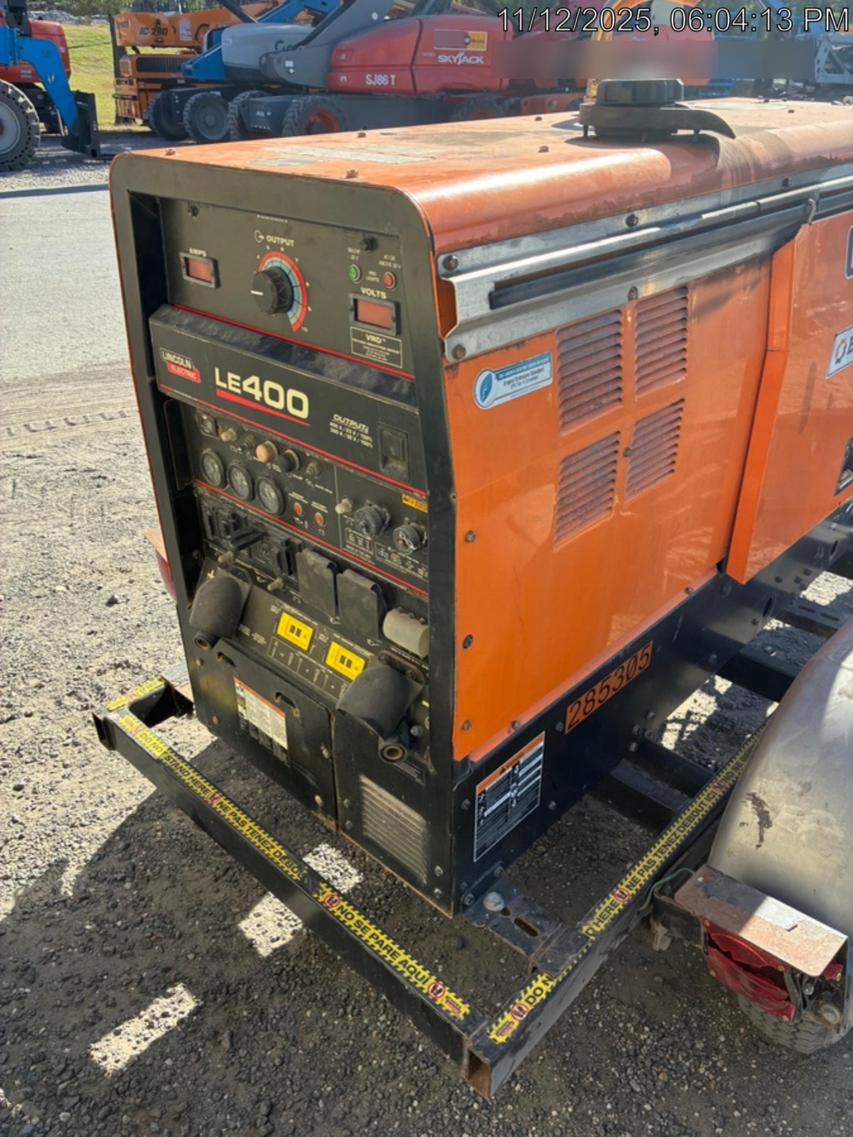 2022 Lincoln Electric LE400 Kubota V1505, Trlr, Cable Rack, Light Kit, ES Decals, T3