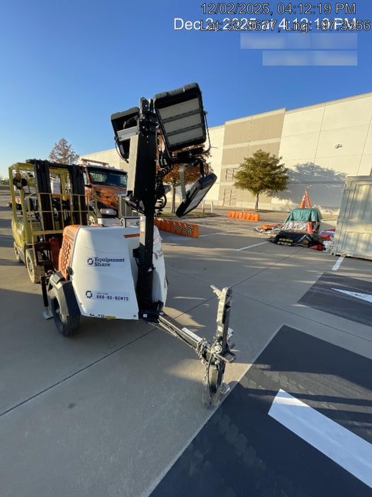 2024 Generac MLT2 Diesel, Flex Switch 120V Input, Powerzone Controller, 
(4) 320W LED Lights, 4kW Generator, 39.9 Gal Fuel Tank, 2" Ball, T3