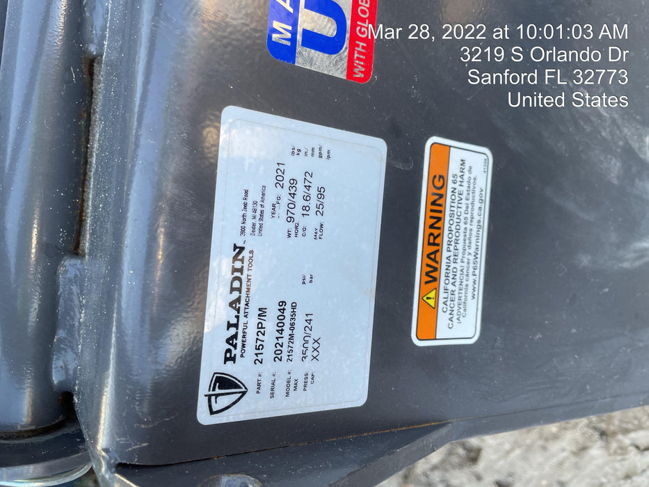 2021 PALADIN Sweepster SB72