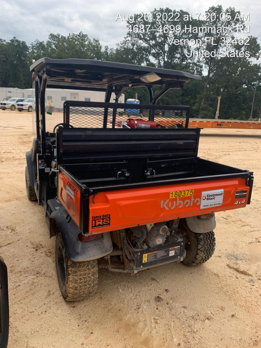 2021 Kubota RTV-X1140W-H Plastic Canopy, Windshield Acrylic Clear, LED Strobe Light, Wire Harness Kit, Back up Alarm