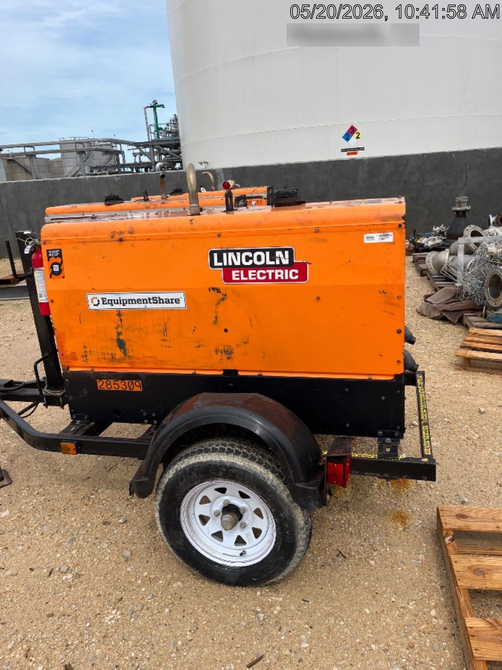 2022 Lincoln Electric LE400 Kubota V1505, Trlr, Cable Rack, Light Kit, ES Decals, T3