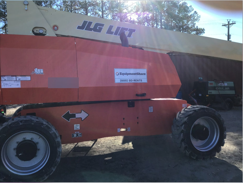 2020 JLG 860SJ Deutz Diesel Engine, FF Tires, Rotating Beacon, Panel Cradle Package