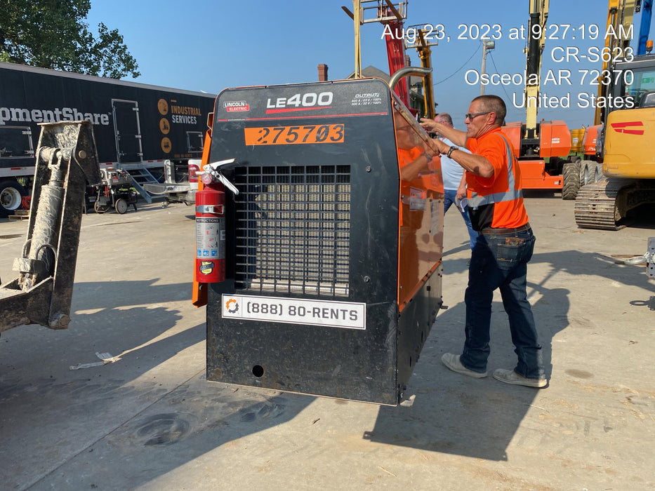 2022 Lincoln Electric LE400 Kubota V1505, Trlr, Cable Rack, Light Kit, ES Decals, T3