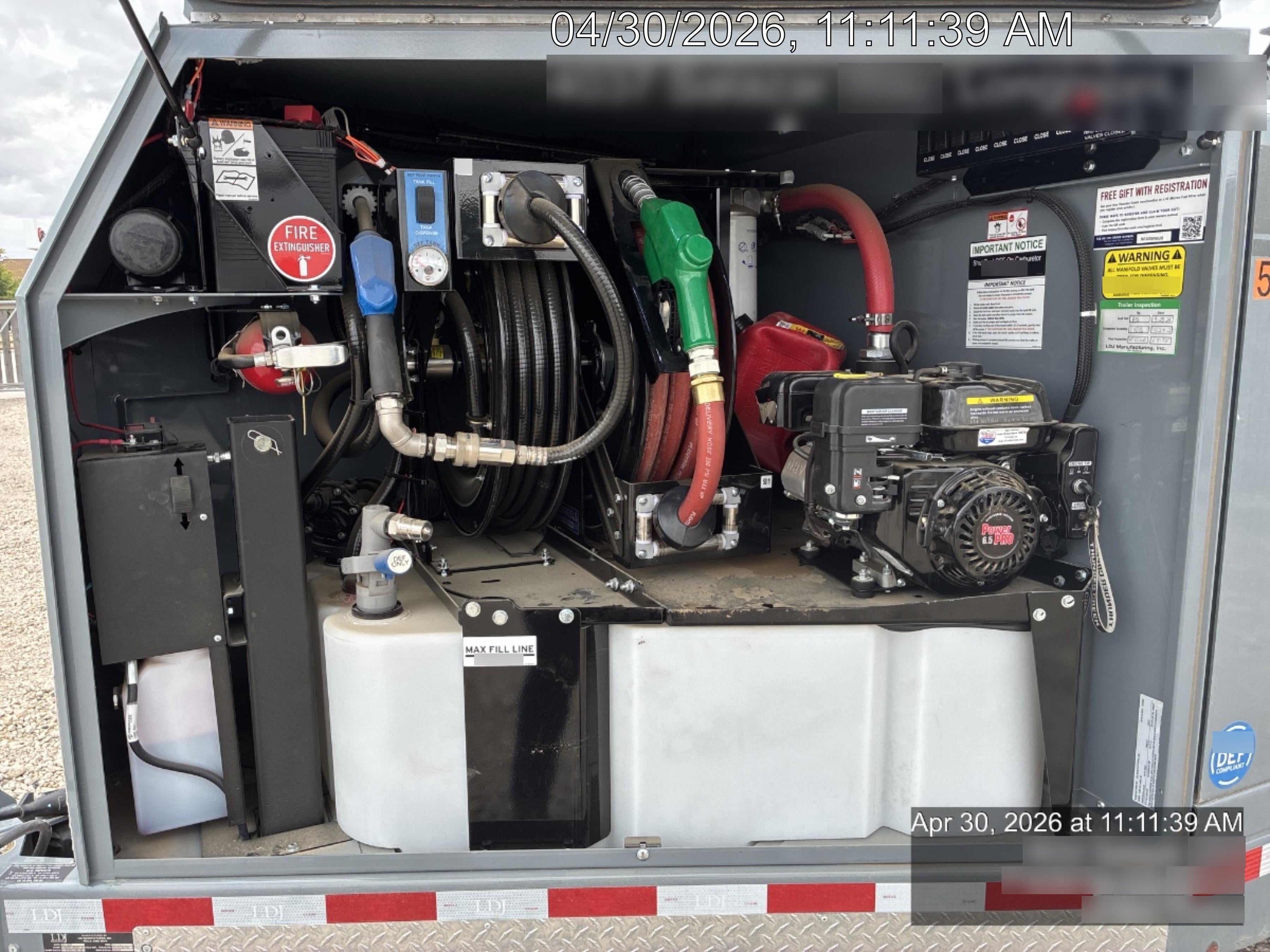 2025 THUNDER CREEK MTT920 - Hazmat not required