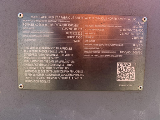 2021 ATLAS COPCO QAS150