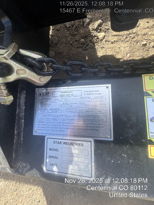 2025 STAR INDUSTRIES M1360B - Star JIB Boom