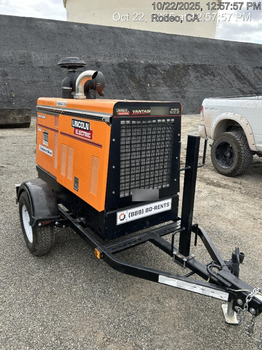 2021 Lincoln Electric Vantage 549X Ready Pak 3, ORANGE (includes trailer, cable rack, fender light kit)
