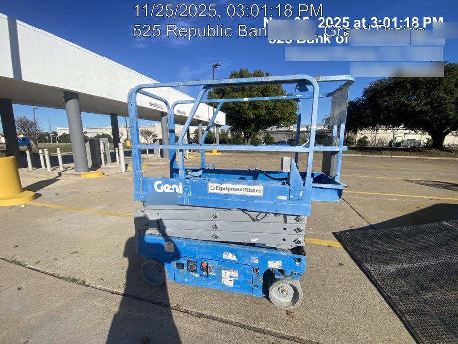 2019 Genie GS-1930 Fixed Rails with Chain Entry