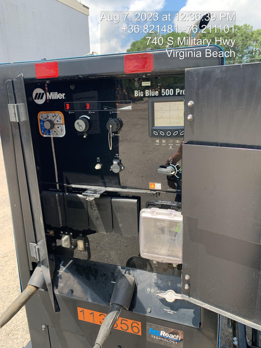 2020 Miller Electric BB500 BIG BLUE 500 PRO (KUBOTA) DELUXE W/ ARCREACH