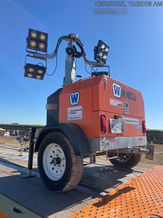 2024 Wanco WLTT-4MM4K Diesel, Deep Sea Controller, Shore Power Plug, Auto Start, (4) 350W LED Floodlights, 4kW Generator, 60 Gal Fuel Tank, 2" Ball, T3