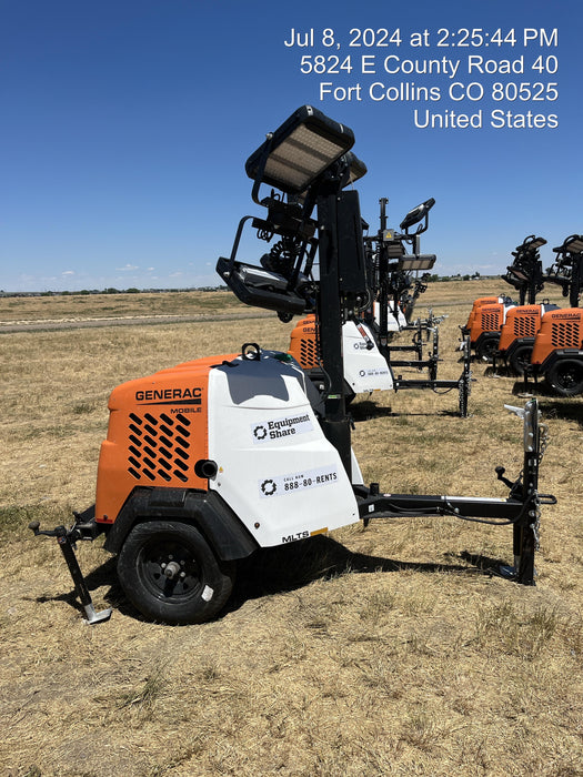 2024 Generac MLT2 Diesel, Flex Switch 120V Input, Powerzone Controller, 
(4) 320W LED Lights, 4kW Generator, 39.9 Gal Fuel Tank, 2" Ball, T3