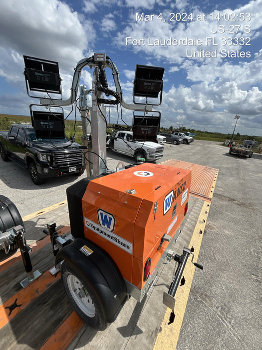 2023 Wanco WLTT-4MM4K Diesel, Deep Sea Controller, Shore Power Plug, Auto Start, (4) 350W LED Floodlights, 4kW Generator, 60 Gal Fuel Tank, 2" Ball, T3