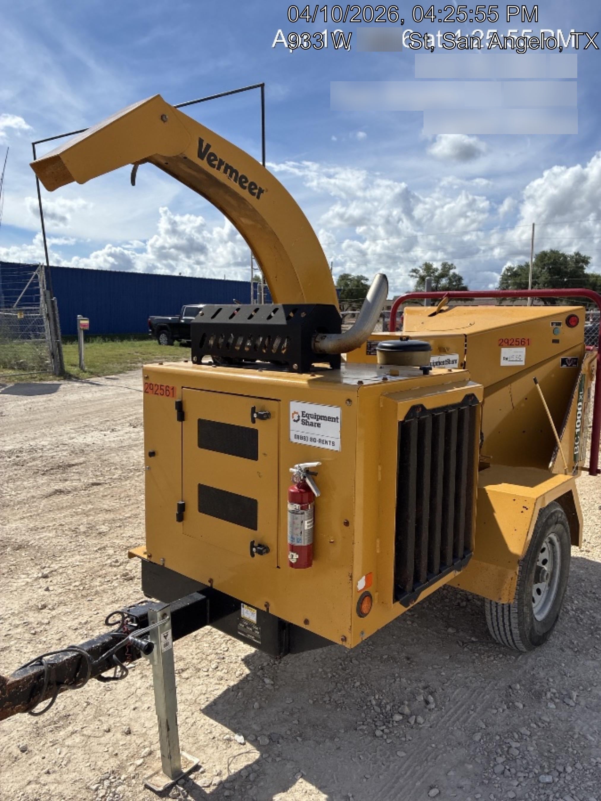 2023 VERMEER BC1000XL Diesel