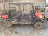 2020 Kubota RTV-X1140WL-H 4 Passenger Cart with Metal Top, windshield, strobe light, harness, and backup alarm
