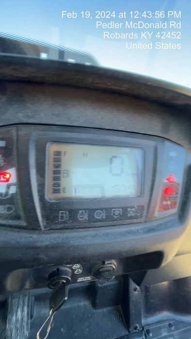 2022 Kubota RTV-X1140W-H Plastic Canopy, Windshield Acrylic Clear, LED Strobe Light, Wire Harness Kit, Back up Alarm