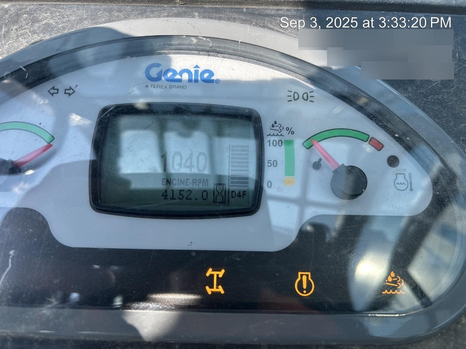 2018 Genie GTH-1056 Genie GTH-1056 w/Enclosed Cab w/HVAC, Work Lights, Solid Tires, Beacon, 60" Carriage and Forks