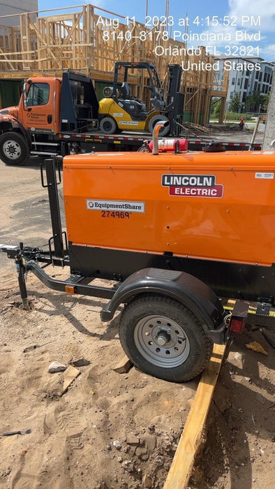 2022 Lincoln Electric LE400 Kubota V1505, Trlr, Cable Rack, Light Kit, ES Decals, T3