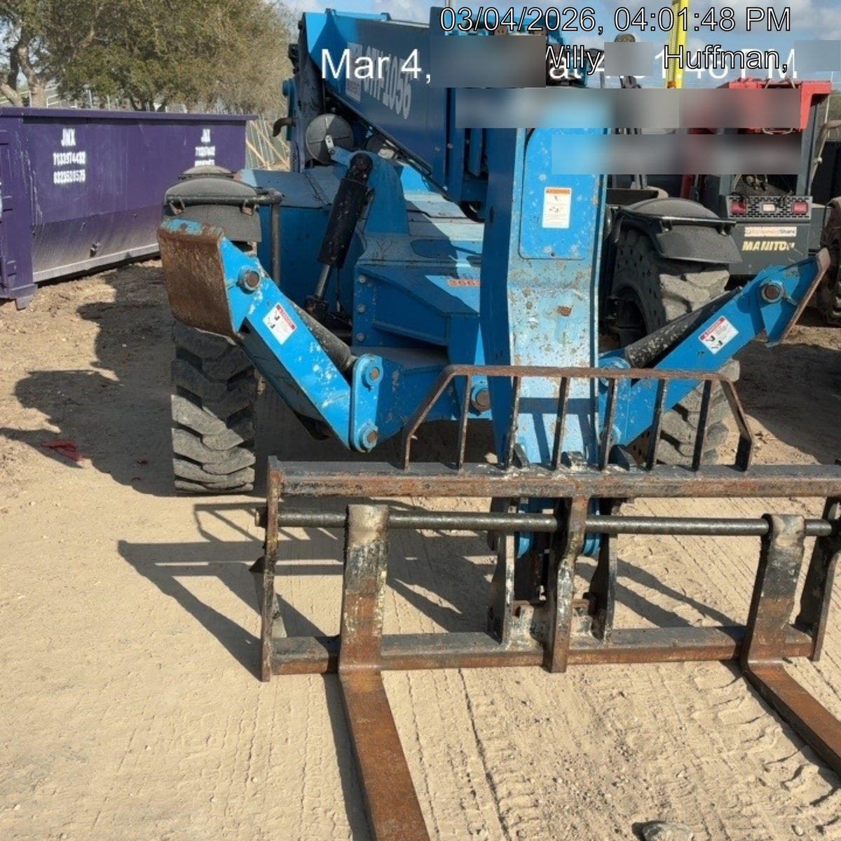 2017 Genie GTH-1056 Genie GTH1056, Solid Tires, 60" carriage, Open ROPS - GTH10E-11935