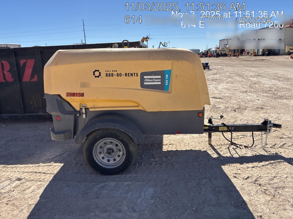 2022 ATLAS COPCO XAS188 CWK