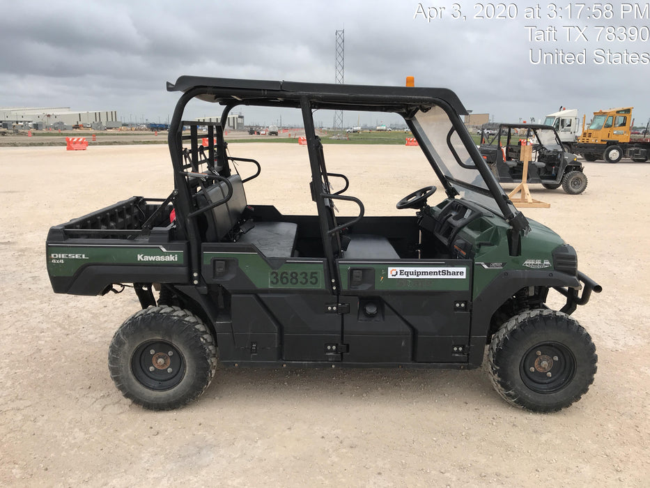 Kawasaki Mule PRO-DXT Movement Alarm, Beacon, Hard Top, ES Track Hardware