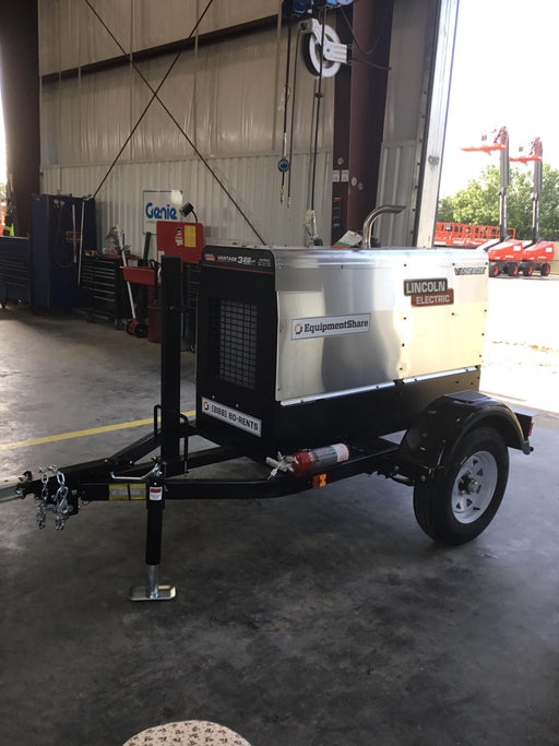 2019 Lincoln Electric Vantage 322 Lincoln Vantage 322 Welder w/Trailer, Light Kit, Cable Rack