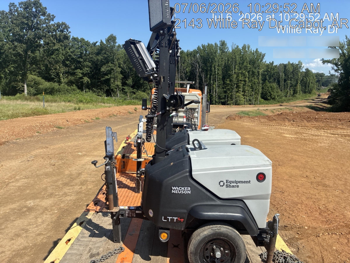 2024 Wacker Neuson LTT4 Diesel, Kohler KDW702, Deep Sea Controller, Auto Start, LED 320W, Bypass Outlet, T3