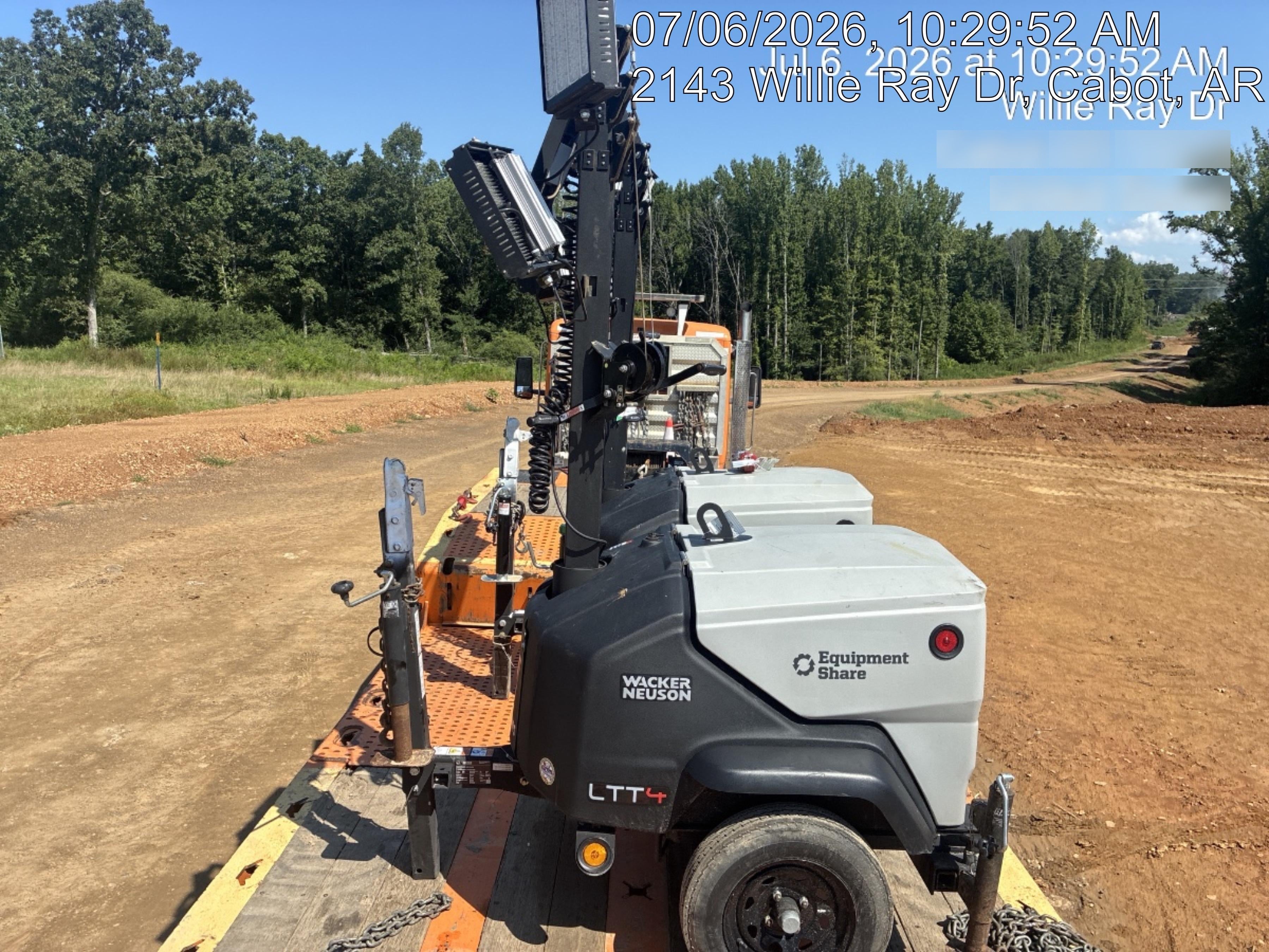 2024 Wacker Neuson LTT4 Diesel, Kohler KDW702, Deep Sea Controller, Auto Start, LED 320W, Bypass Outlet, T3