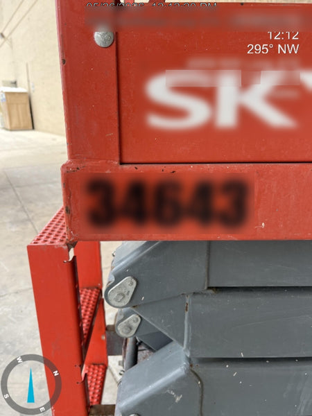 2019 Skyjack SJIII-3226 Standard Options, Trojan Batteries