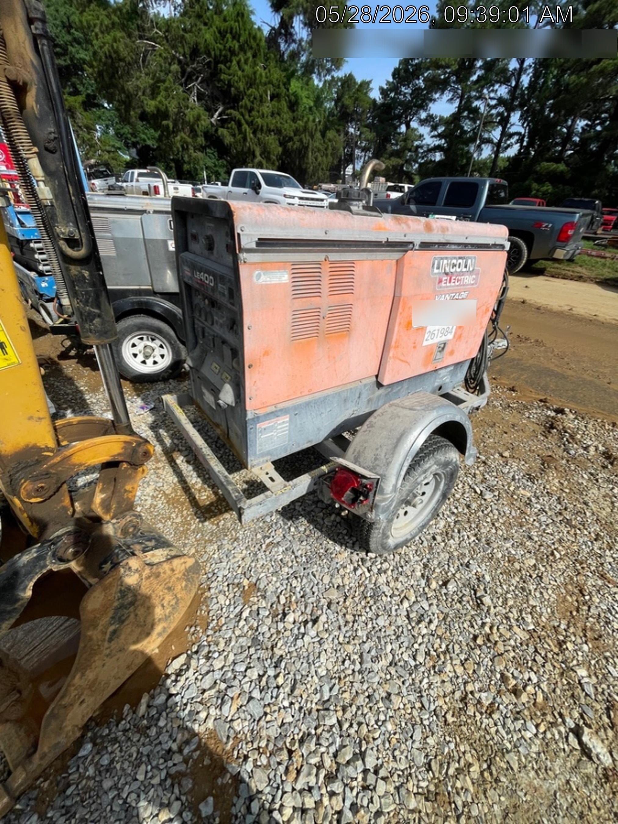 2022 Lincoln Electric LE400 Kubota V1505, Trlr, Cable Rack, Light Kit, ES Decals, T3