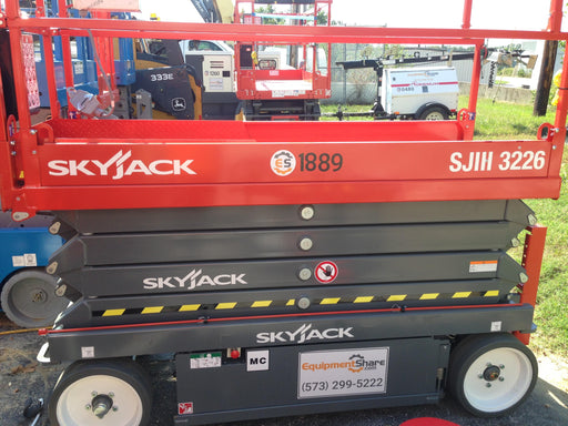 2016 Skyjack SJIII-3226 26' Electric Scissor Lift