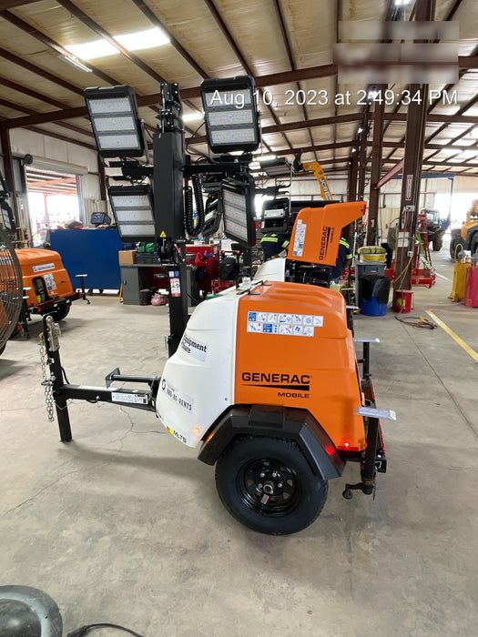 2023 Generac MLT2 Diesel, Flex Switch 120V Input, Powerzone Controller, (4) 320W LED Lights, 4kW Generator, 39.9 Gal Fuel Tank, 2" Ball, T3