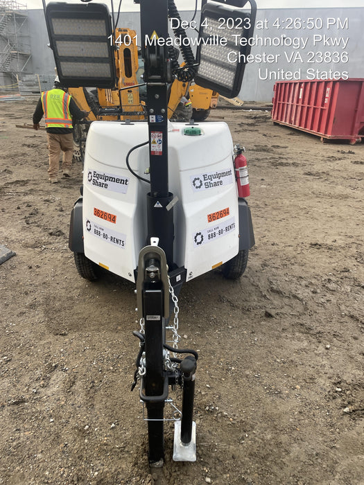 2023 Generac MLT2 Diesel, Flex Switch 120V Input, Powerzone Controller, 
(4) 320W LED Lights, 4kW Generator, 39.9 Gal Fuel Tank, 2" Ball, T3