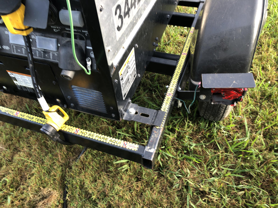 2019 Lincoln Electric Vantage 322 Welder Ready-Pak 3, Two wheel trailer, Fender and Light kit, Cable Rack