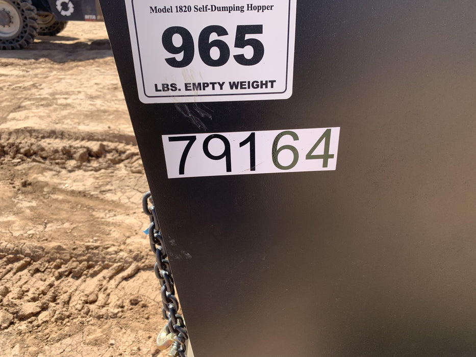 2020 STAR INDUSTRIES M-1820 - Self-Dump Hopper