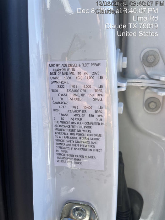 2026 CHEVROLET Silverado 3500 Flatbed