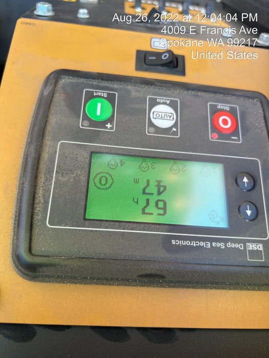 2021 Allmand NLV3GR (4) LED Light Fixture 350W, 23' Vertical Mast, 3kW Prime, Towable, Deep Sea L401, Leveling Jacks, Yanmar T4F 5.8hp