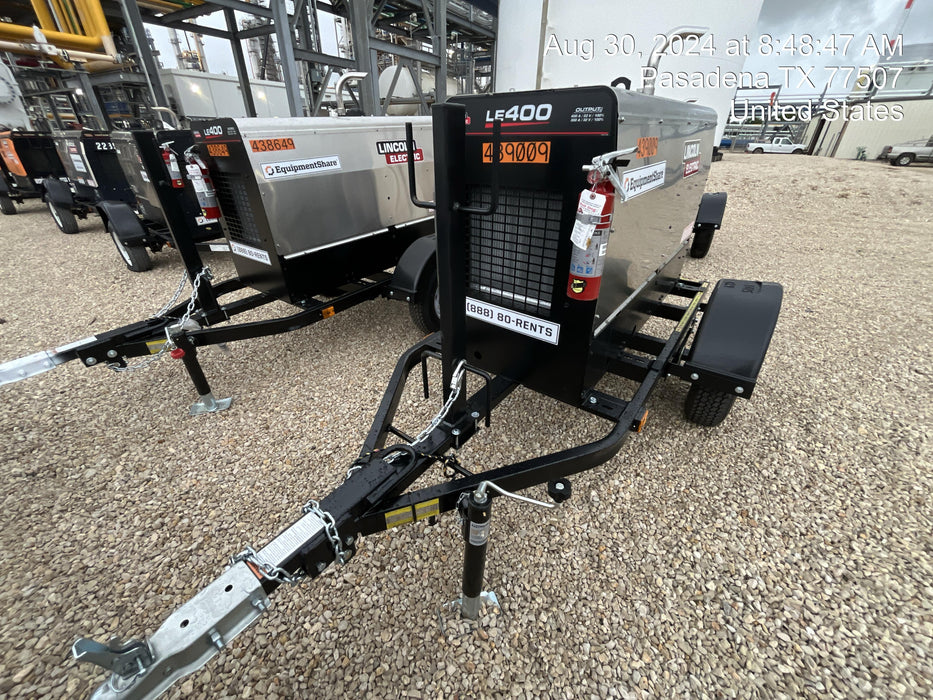 2024 Lincoln Electric LE400 Kubota V1505, Trlr, Cable Rack, Light Kit, ES Decals, T3