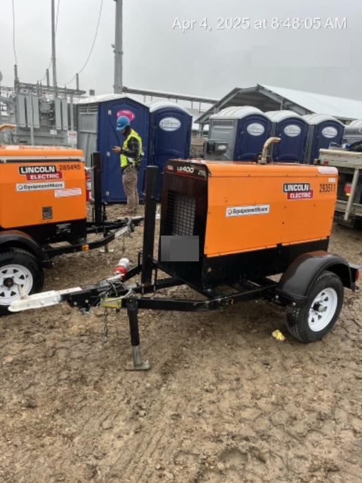 2022 Lincoln Electric LE400 Kubota V1505, Trlr, Cable Rack, Light Kit, ES Decals, T3