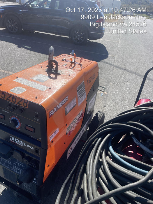 2021 Lincoln Electric Ranger 305 LPG LPG One-Pak (includes undercarriage, tank holder & tank strap) ORANGE