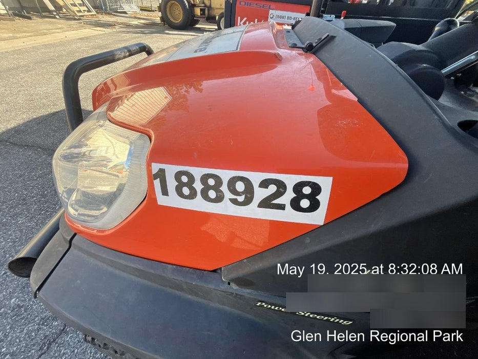 Kubota RTV-X1140W-H Plastic Canopy, Windshield Acrylic Clear, LED Strobe Light, Wire Harness Kit, Back up Alarm