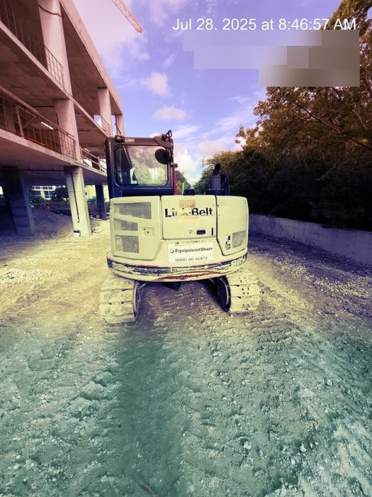 2020 Link-Belt 80X3EX 7'2" ARM, 17.7" rubber tracks, Multi function aux hydraulics