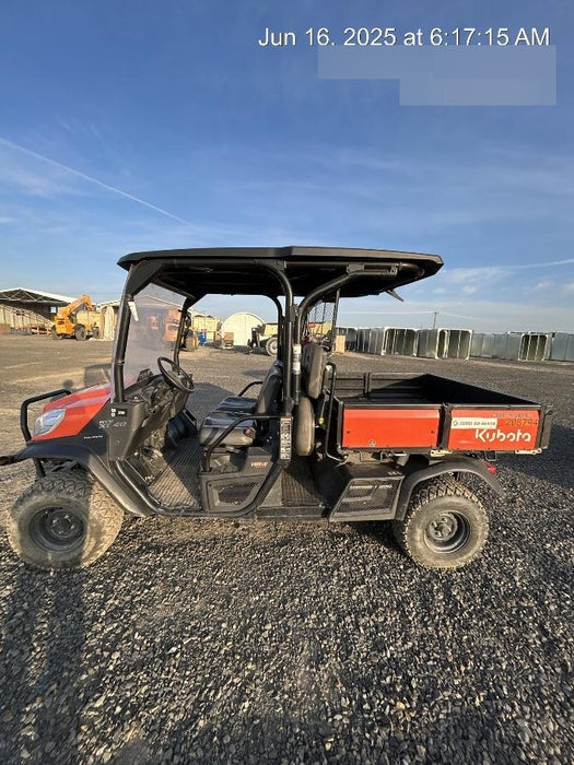 2022 Kubota RTV-X1140W-H Plastic Canopy, Windshield Acrylic Clear, LED Strobe Light, Wire Harness Kit, Back up Alarm