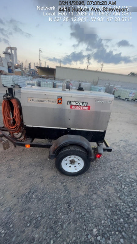 2018 Lincoln Electric Vantage 322 Lincoln Vantage 322 Welder Ready Pak 3 - Vantage 322, Trailer, Fender and light kit, Cable rack