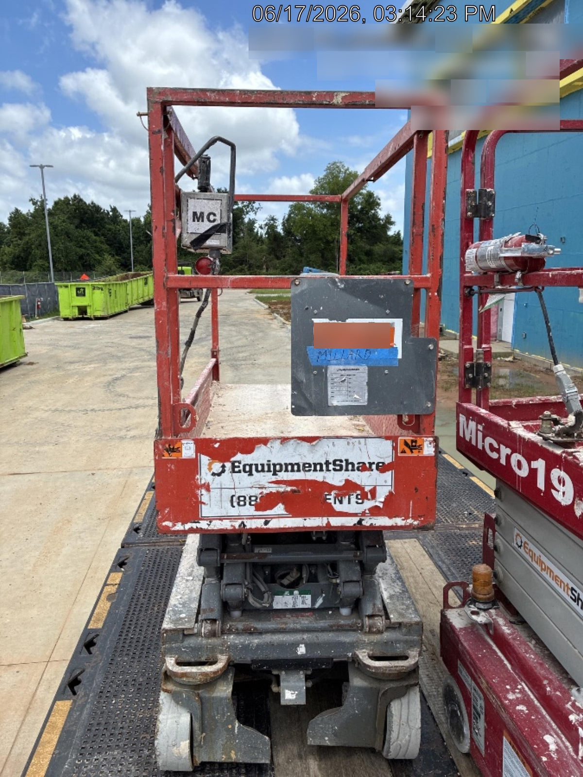 2019 Skyjack SJIII-3219 Standard Options