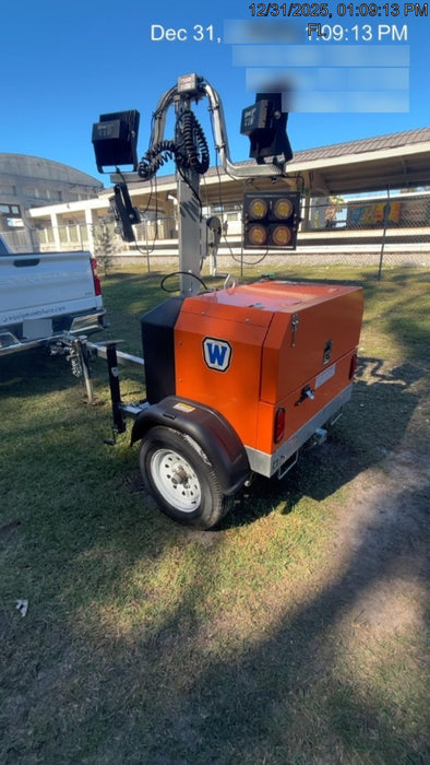 2023 Wanco WLTT-4MM4K Diesel, Deep Sea Controller, Shore Power Plug, Auto Start, (4) 350W LED Floodlights, 4kW Generator, 60 Gal Fuel Tank, 2" Ball, T3