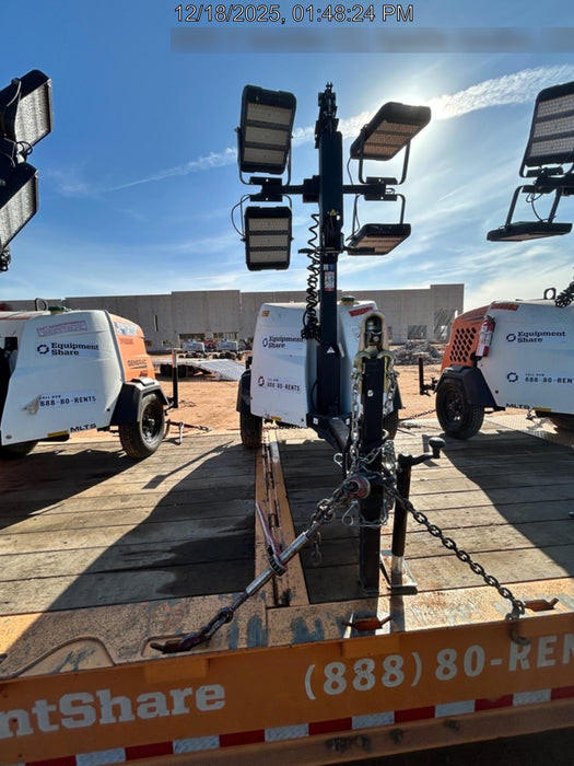 2024 Generac MLT2 Diesel, Flex Switch 120V Input, Powerzone Controller, 
(4) 320W LED Lights, 4kW Generator, 39.9 Gal Fuel Tank, 2" Ball, T3