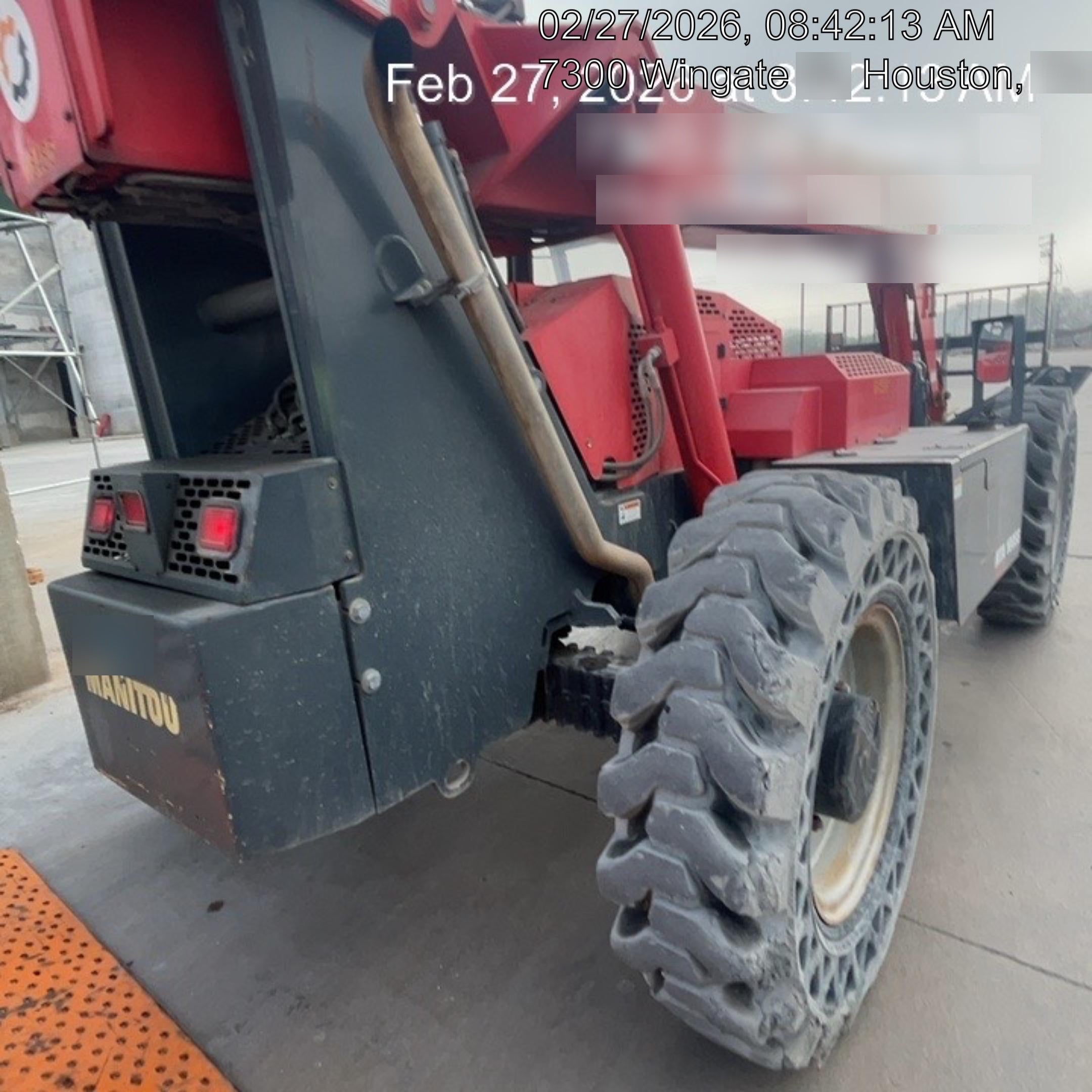 2019 Manitou MTA10055 MTA10055 - 74 HP T4, Canopy, Worklights/Strobe, Beacon, 66" Carriage, 60" Forks, Solid Tires, Lift Hook, Aux Hydraulics