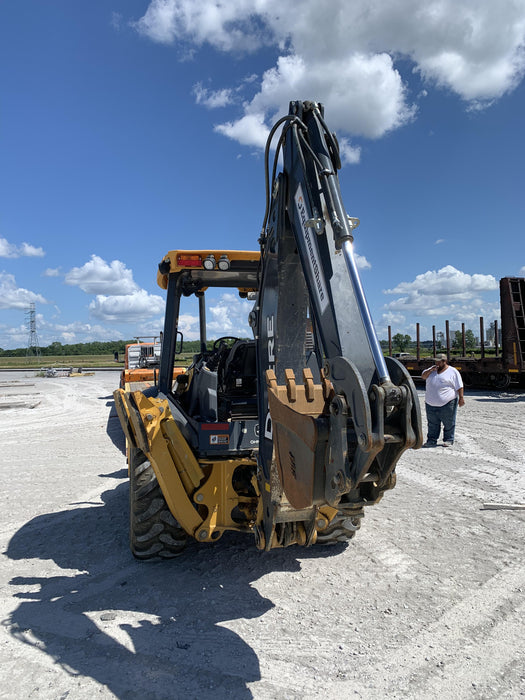 2019 John Deere 310LEP 4wd, Canopy, Standard dipper, ISO, Rear Auxiliary Hydraulics, Manual QC, 12”, 18”, and 24” buckets